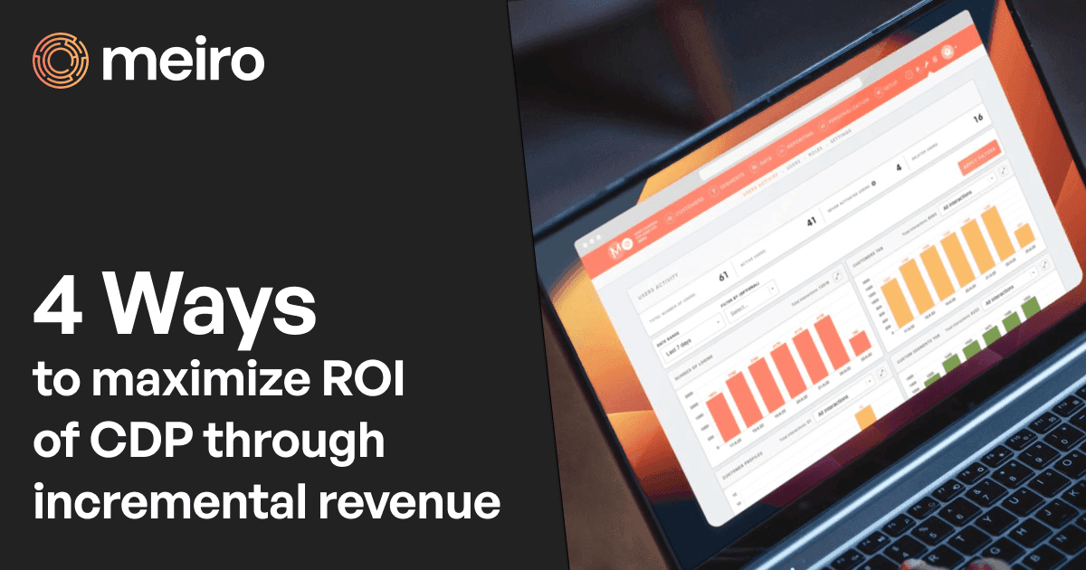 how to max ROI of CDP