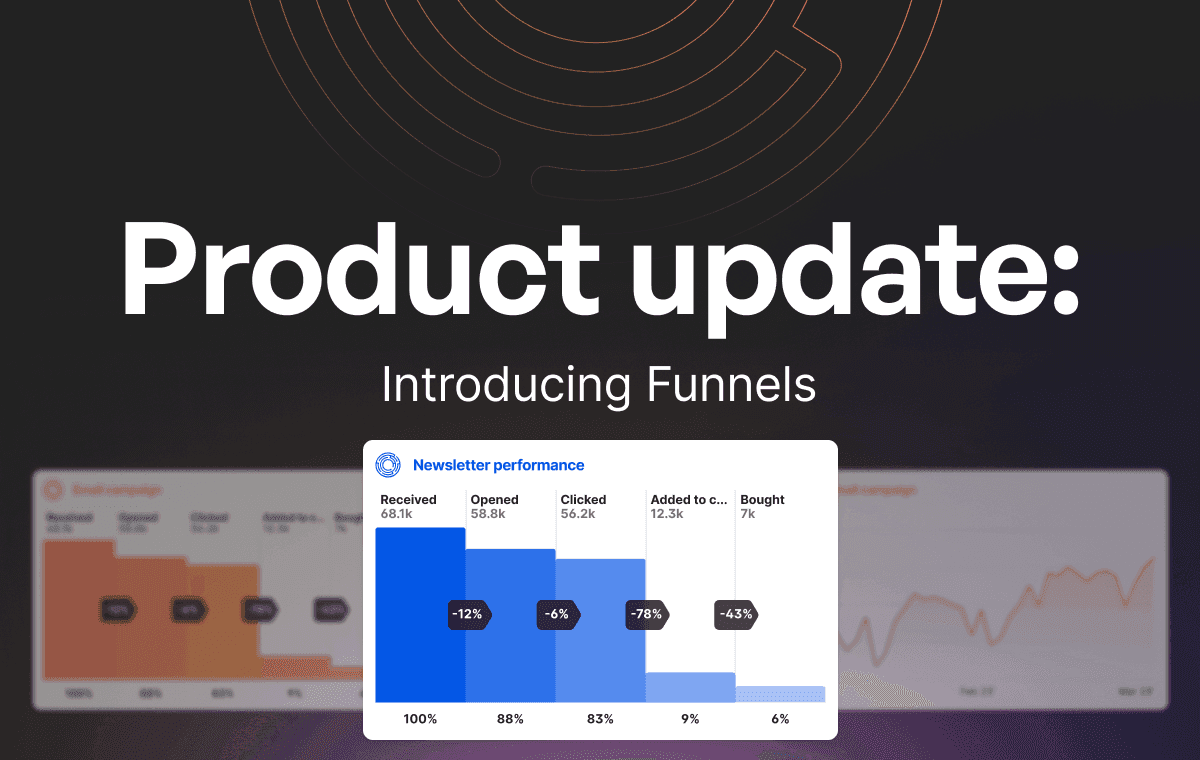 product update funnels customer engagement meiro cdp