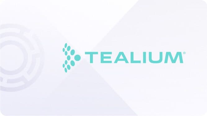tealium logo in card