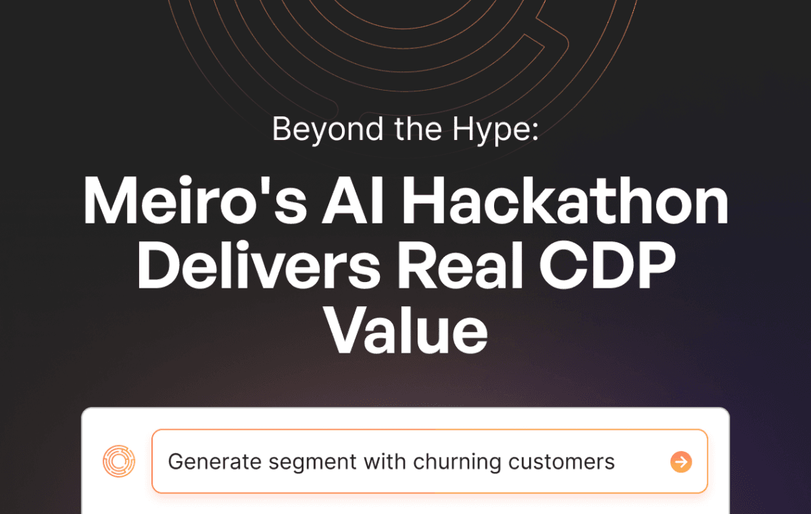 Beyond the Hype: Meiro's AI Hackathon Delivers Real CDP Value