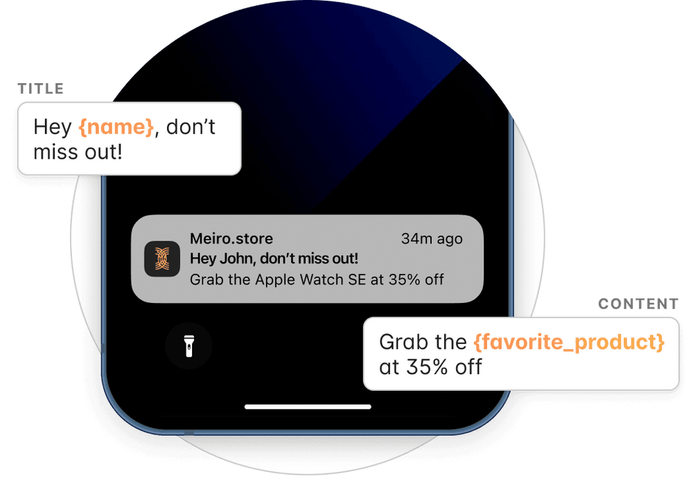 Send only relevant content to the right users