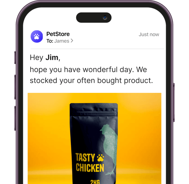 Product replenishment notification