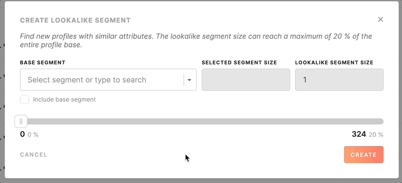 Lookalike Segments Meiro
